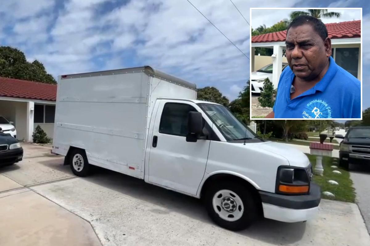 Florida handyman Bali Ramnarace fined $345 for parking work truck at his own home