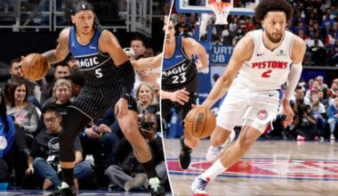 Magic stun rusty-looking Pistons in Game 1 win for early series lead
