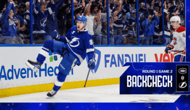 The Backcheck: Moser plays OT hero as Bolts even First Round series in Game 2