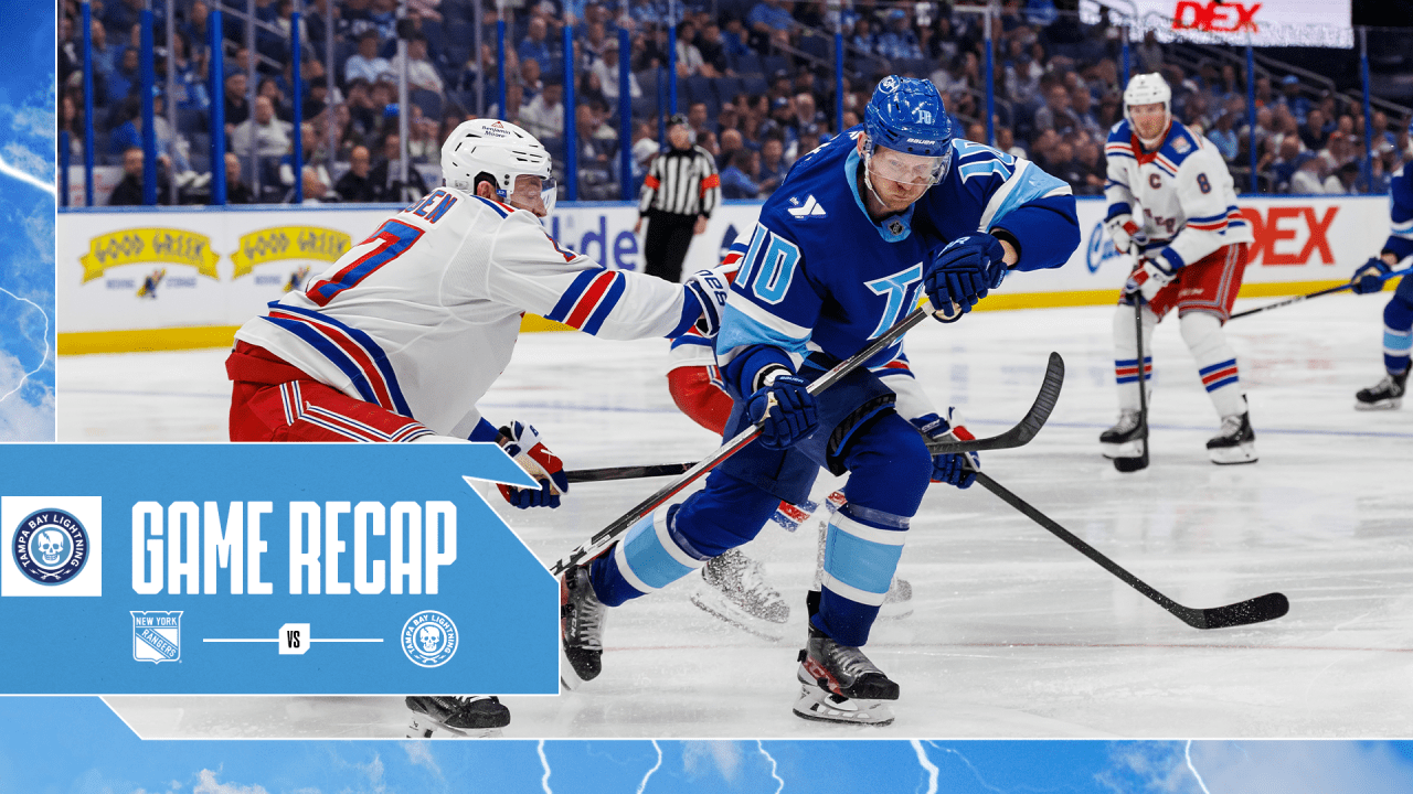 Recap:Rangers 4, Lightning 2 | Tampa Bay Lightning