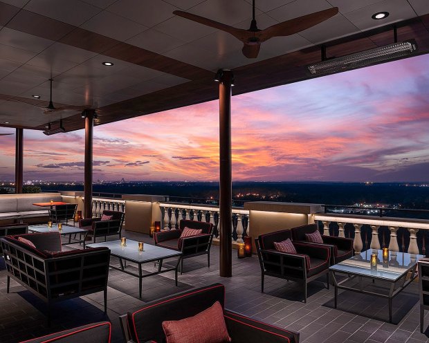 Views worthy of Michelin-starred dining await splurgers at Capa, the Four Seasons Orlando's crown jewel, 17 stories up. (Photo courtesy Don Riddle