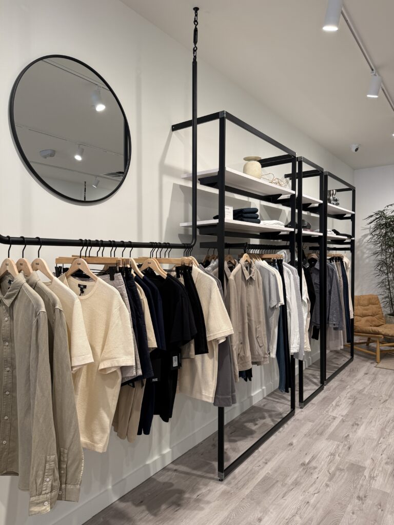The interior of a store