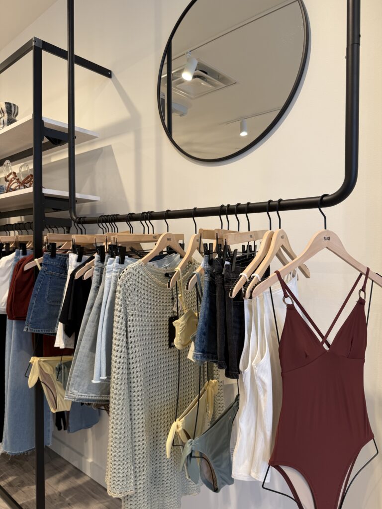 The interior of a store