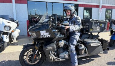 Man stops in Tampa before finishing 200k miles on a motorcycle for rare disease
