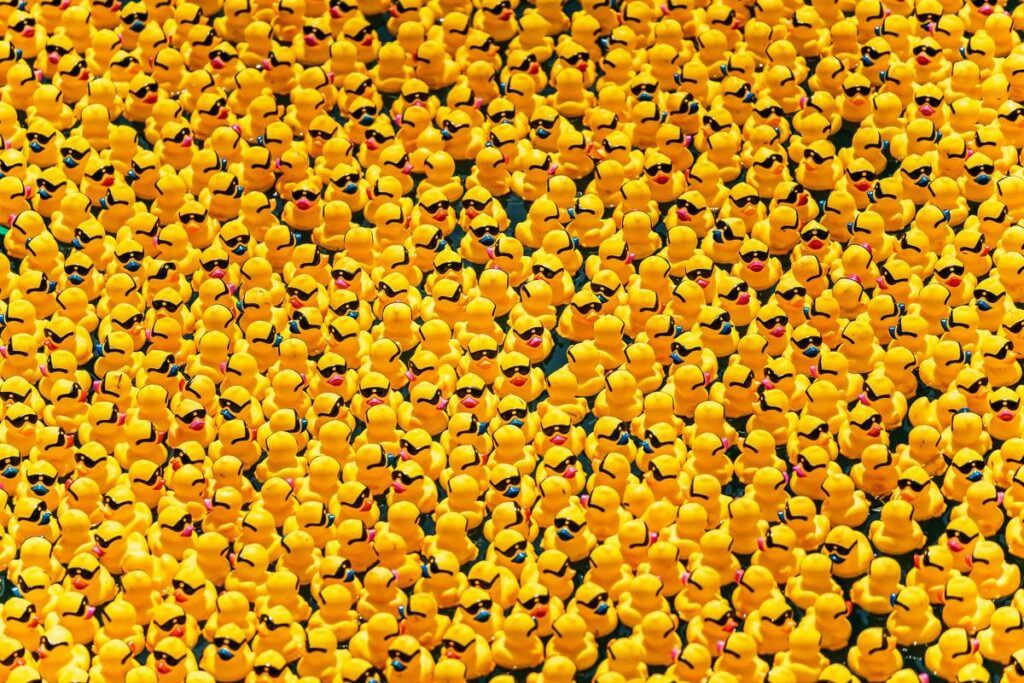 Vibrant Rubber Duck Festival