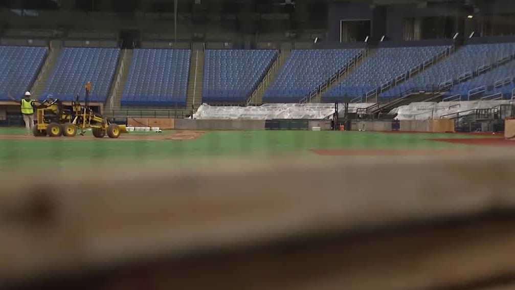 Rays return to Tropicana Field for first since Hurricane Milton