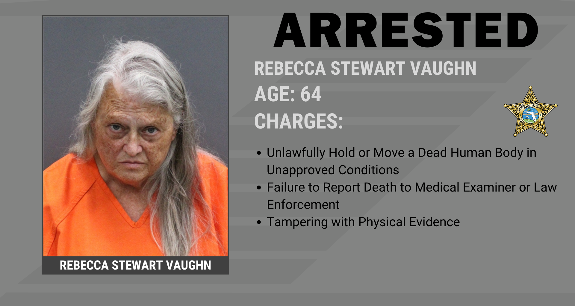 ARREST MADE AFTER VICTIM IDENTIFIED IN LUTZ DEATH INVESTIGATION