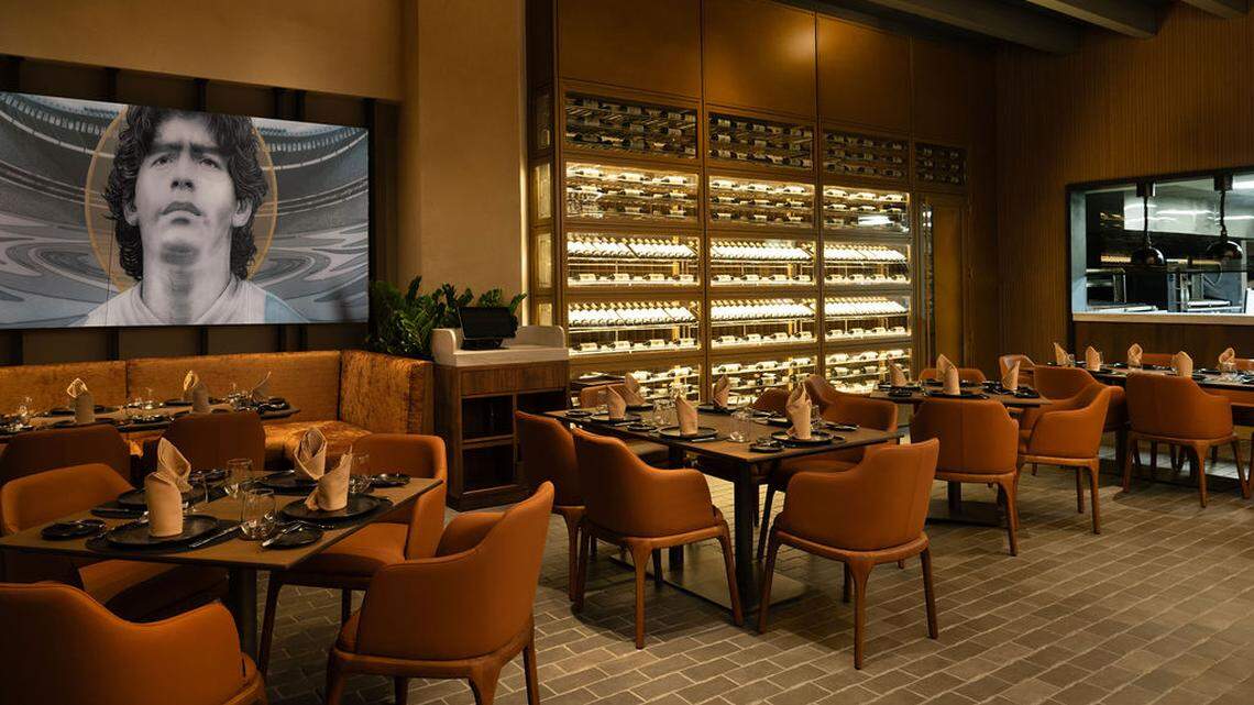 The dining room at 1986 Steak House, opening in Coconut Grove. The dining room at 1986 Steak House, opening in Coconut Grove.