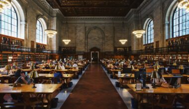 Library reading room; image by Robert Bye, via Unsplash.com.