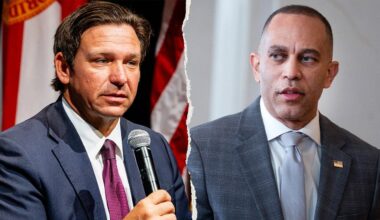 DeSantis fires back at Jeffries over Florida redistricting threat