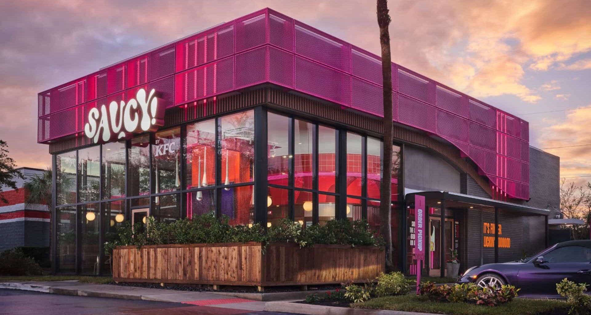 The exterior of a restaurant