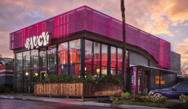 The exterior of a restaurant