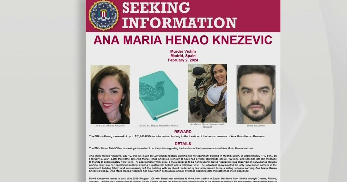 FBI increases reward to $25,000 for information on South Florida woman's remains in Spain murder