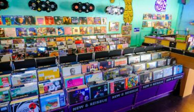 Photo of a Miami vinyl shop