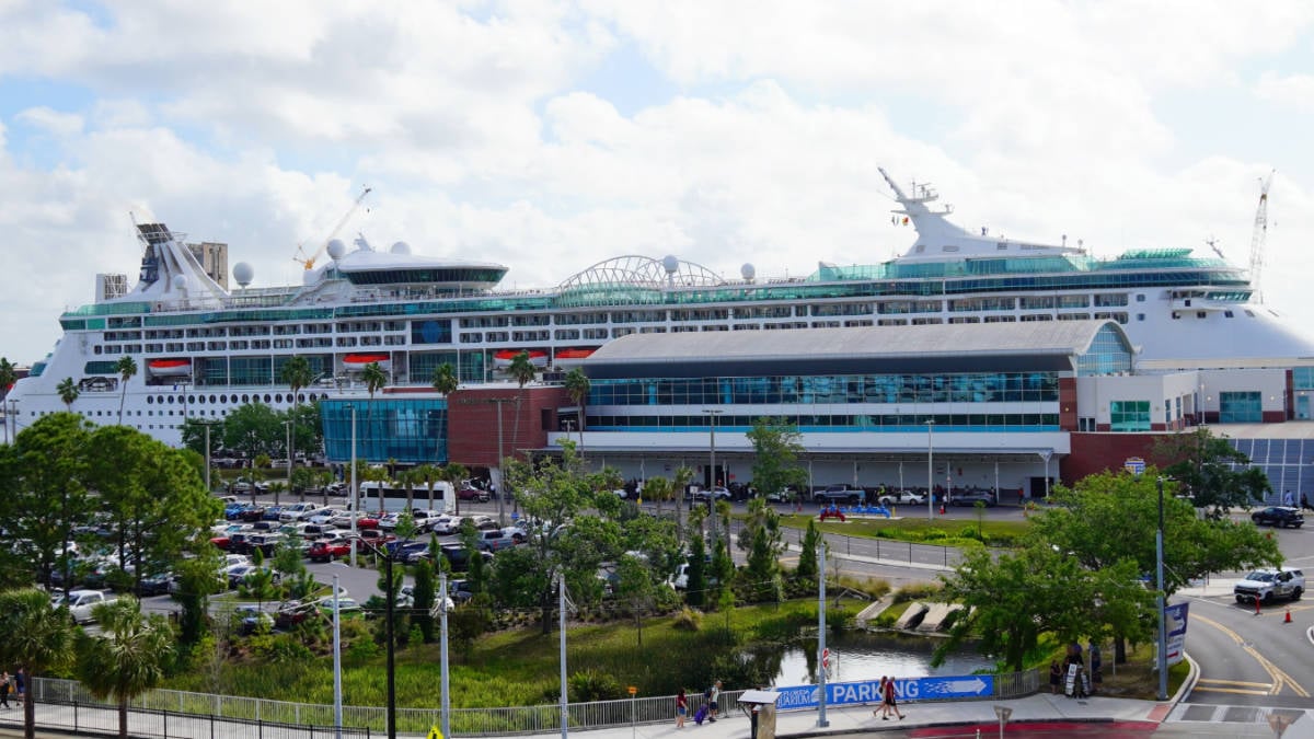 Cruise Ship Docked at Port Tampa Bay