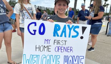 Tampa Bay Rays Chicago Cubs Opening Day Tropicana Field MLB