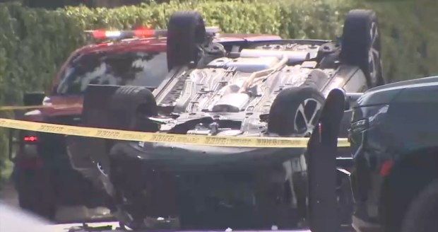Two women died on Aug. 11, 2024, in the rollover crash near Northwest 27th Avenue and Sixth Street in unincorporated Broward County. (WSVN-7/Courtesy)