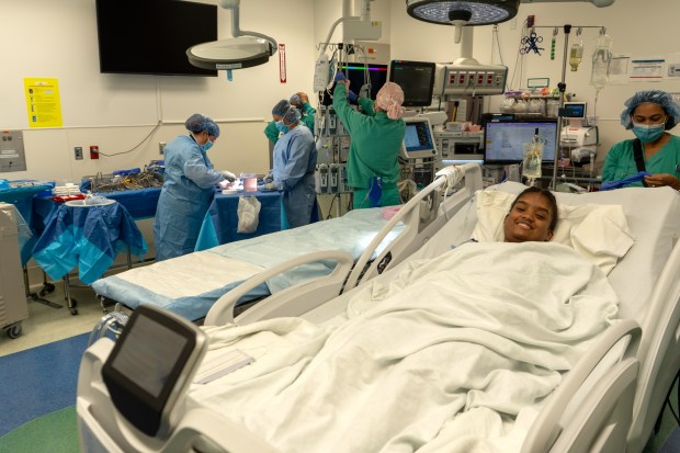 Arianna Crockett, 18, of Deerfield Beach, during her kidney transplant surgery on Wednesday, April 8, 2026 at Joe DiMaggio Children's Hospital. (Joe DiMaggio Children's Hospital/Courtesy)