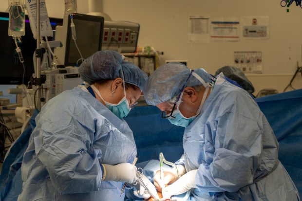 Arianna Crockett, 18, of Deerfield Beach, during her kidney transplant surgery on Wednesday, April 8, 2026 at Joe DiMaggio Children's Hospital. (Joe DiMaggio Children's Hospital/Courtesy)