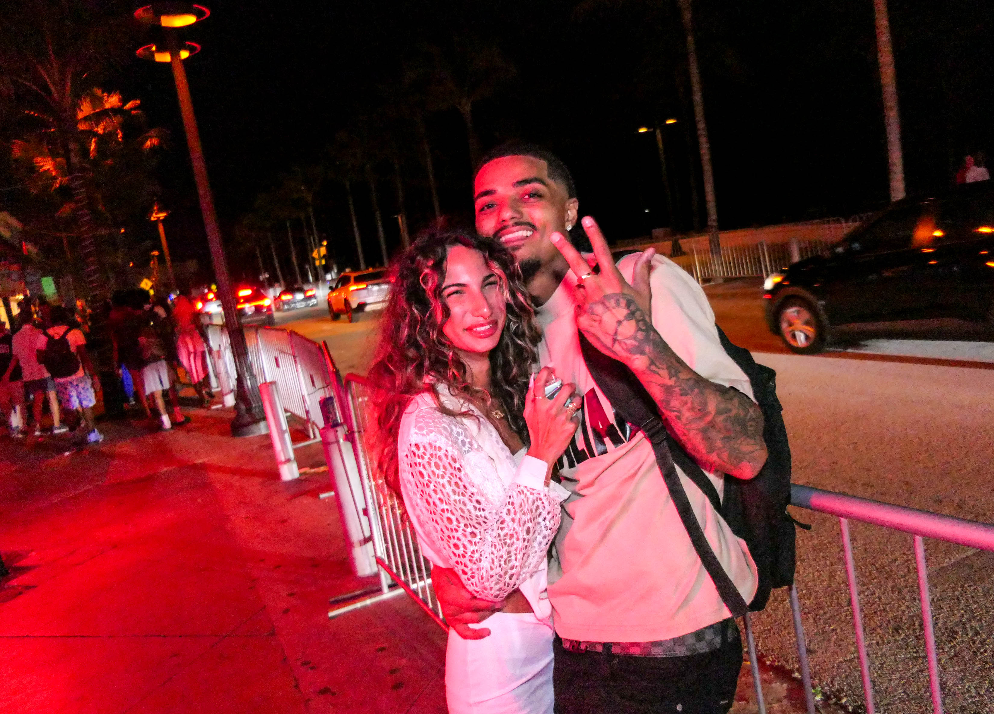 People visit bars along A1A as the Fort Lauderdale beachfront...