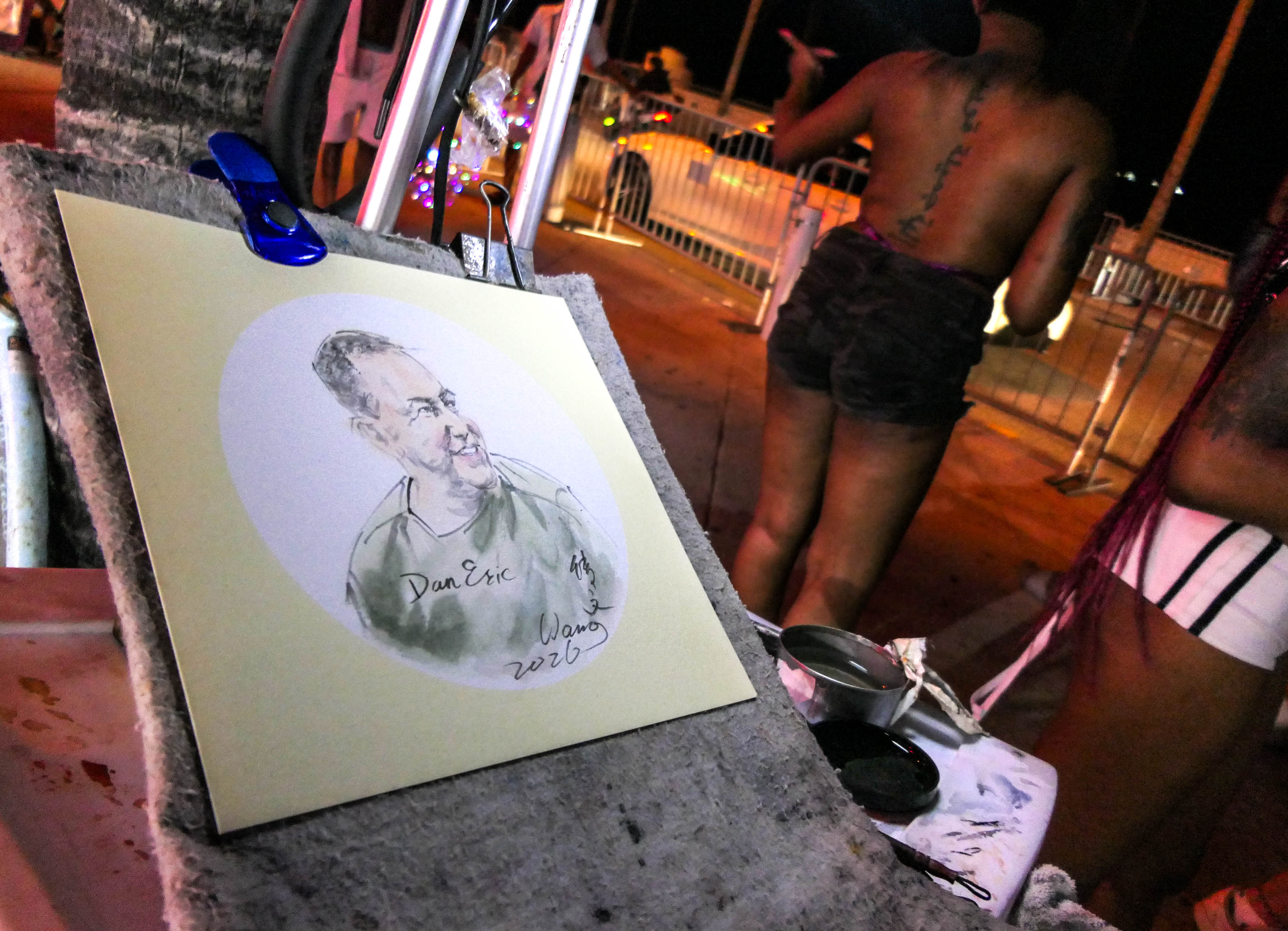 People visit bars along A1A as the Fort Lauderdale beachfront...