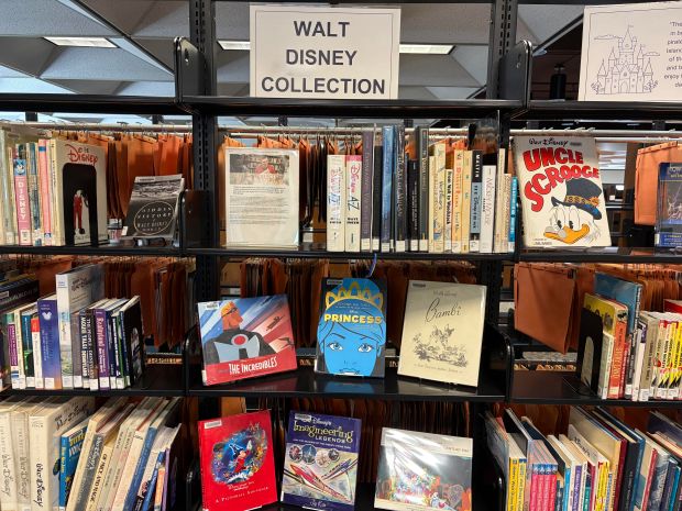 One of the more popular collections is the Walt Disney collection, which has a large assortment of books about the company and characters that put Orlando on the map. (Scott Maxwell)