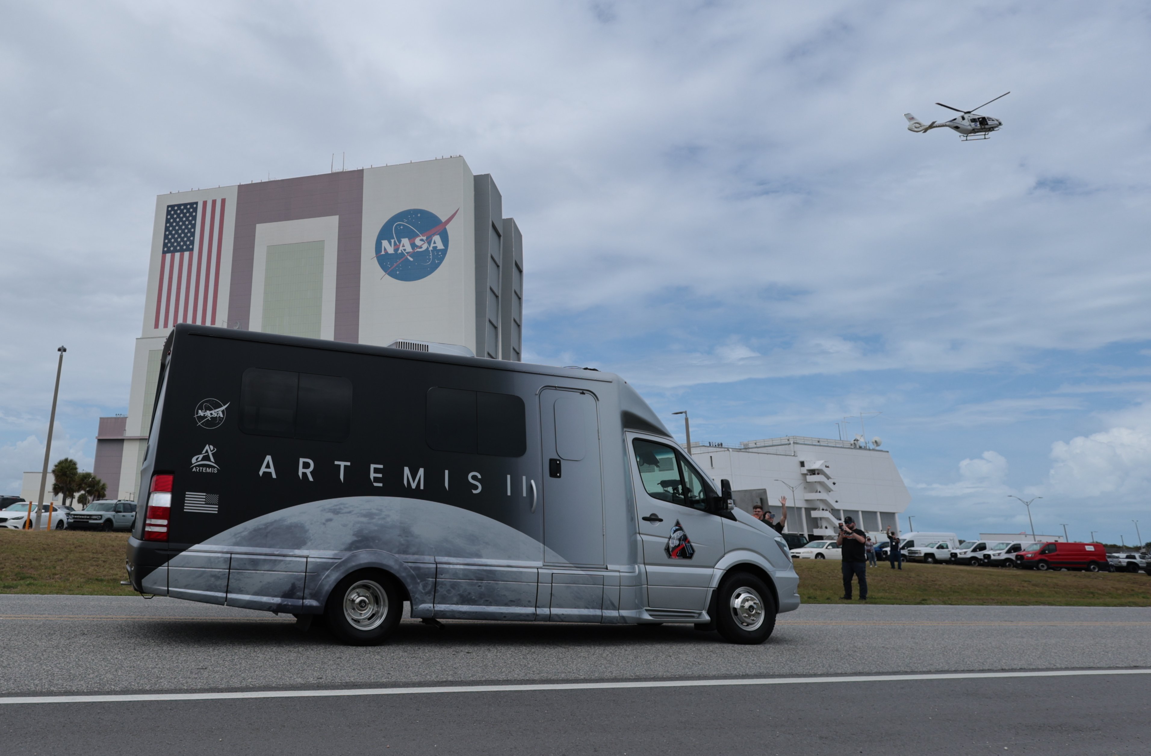 Astronauts for the Artemis II moon flyby mission -- Commander...