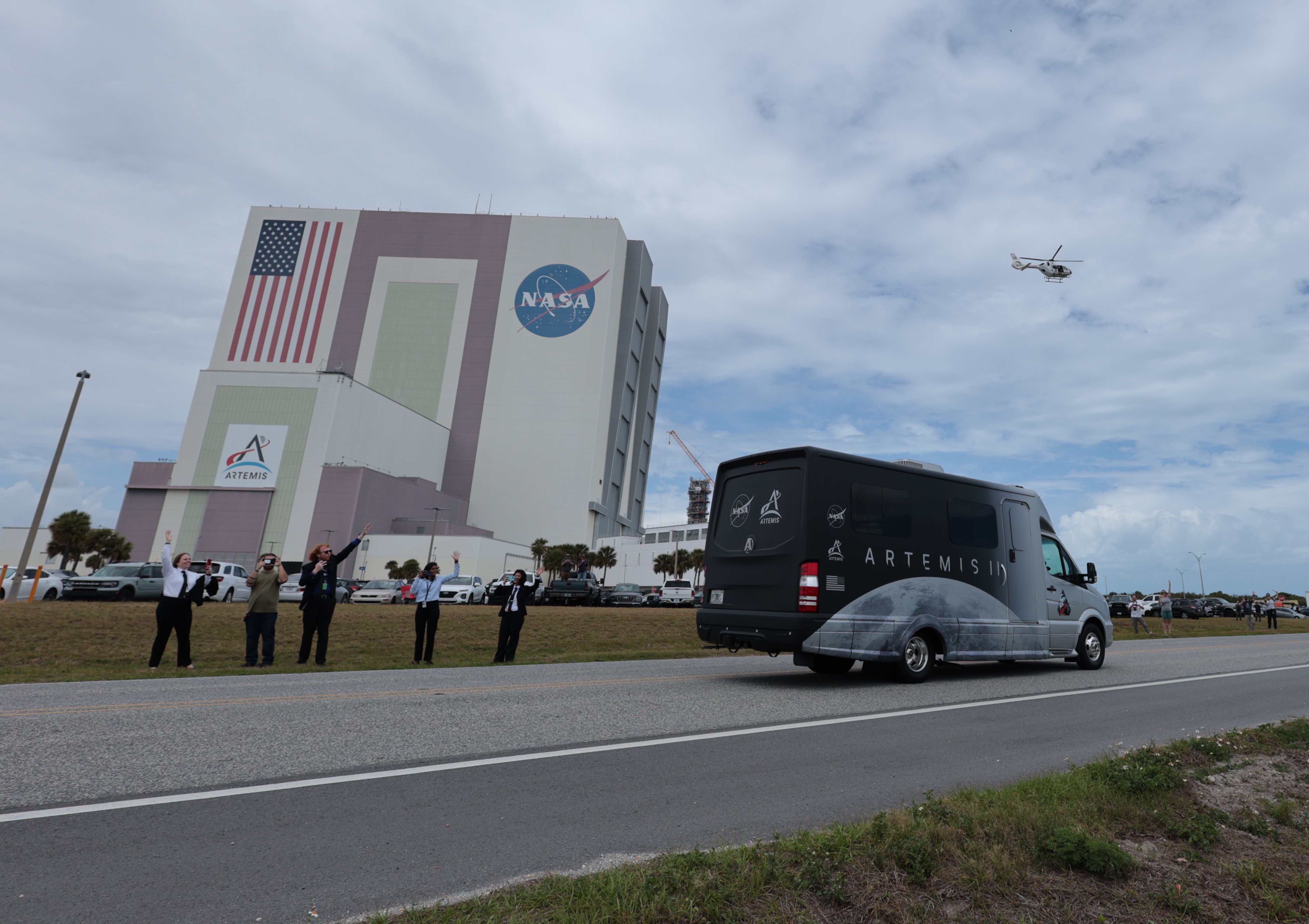 Astronauts for the Artemis II moon flyby mission -- Commander...
