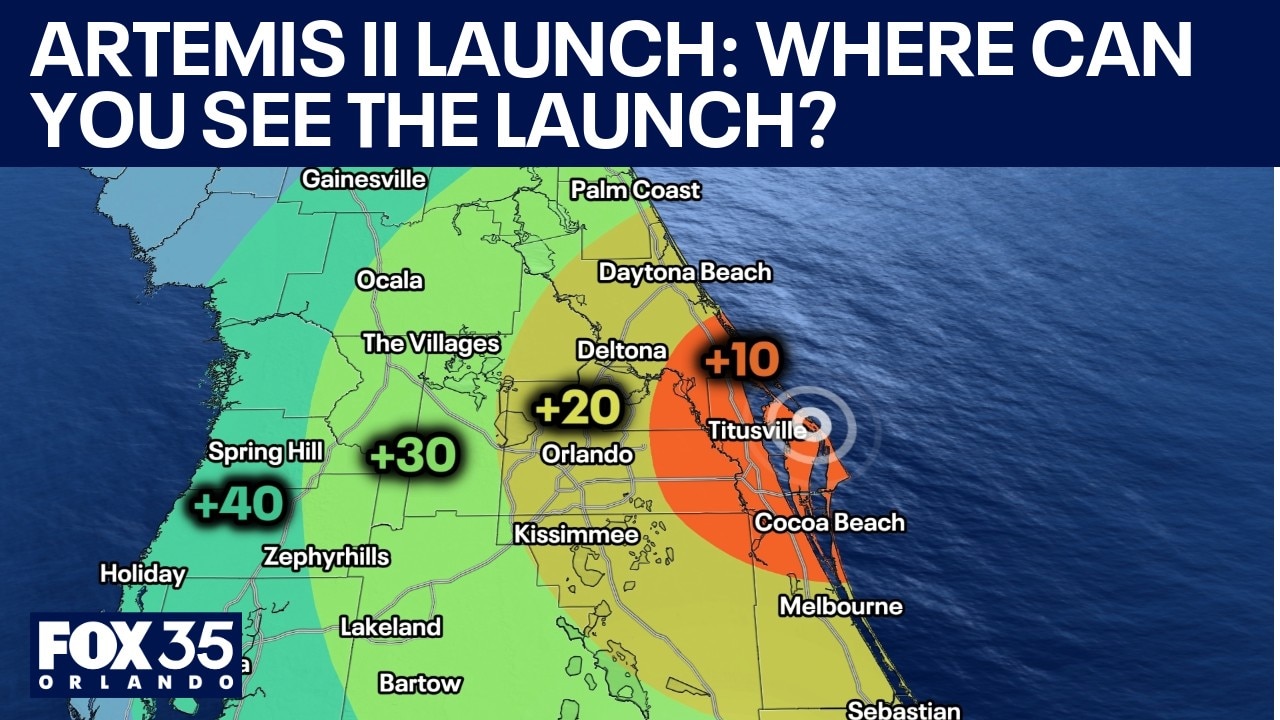 Artemis II weather forecast: Where can you spot the launch