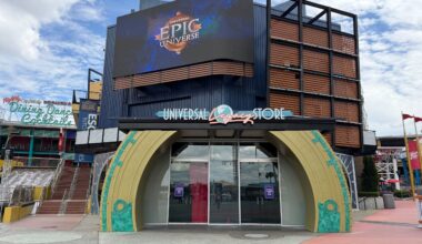 Epic Universe Preview Center Closes, Universal Legacy Store Sign Installed