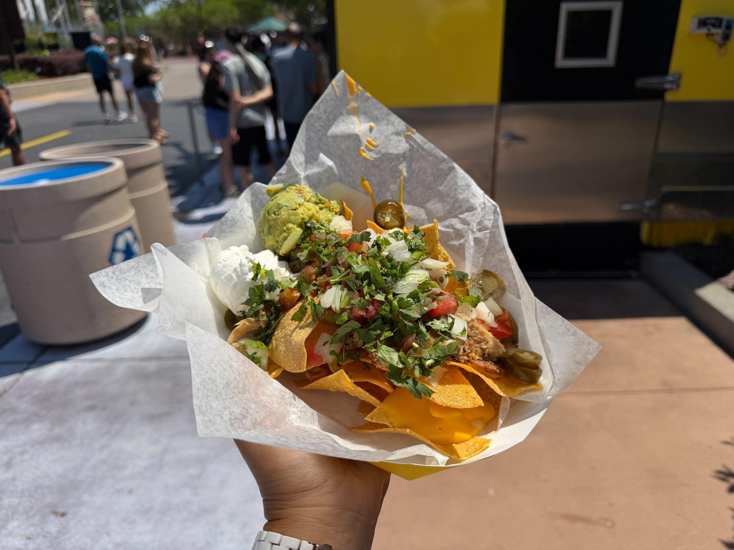 Supreme Chicken Nachos at Bumblebee Man's Taco Truck at Universal Studios Florida