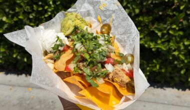 Supreme Chicken Nachos at Bumblebee Man