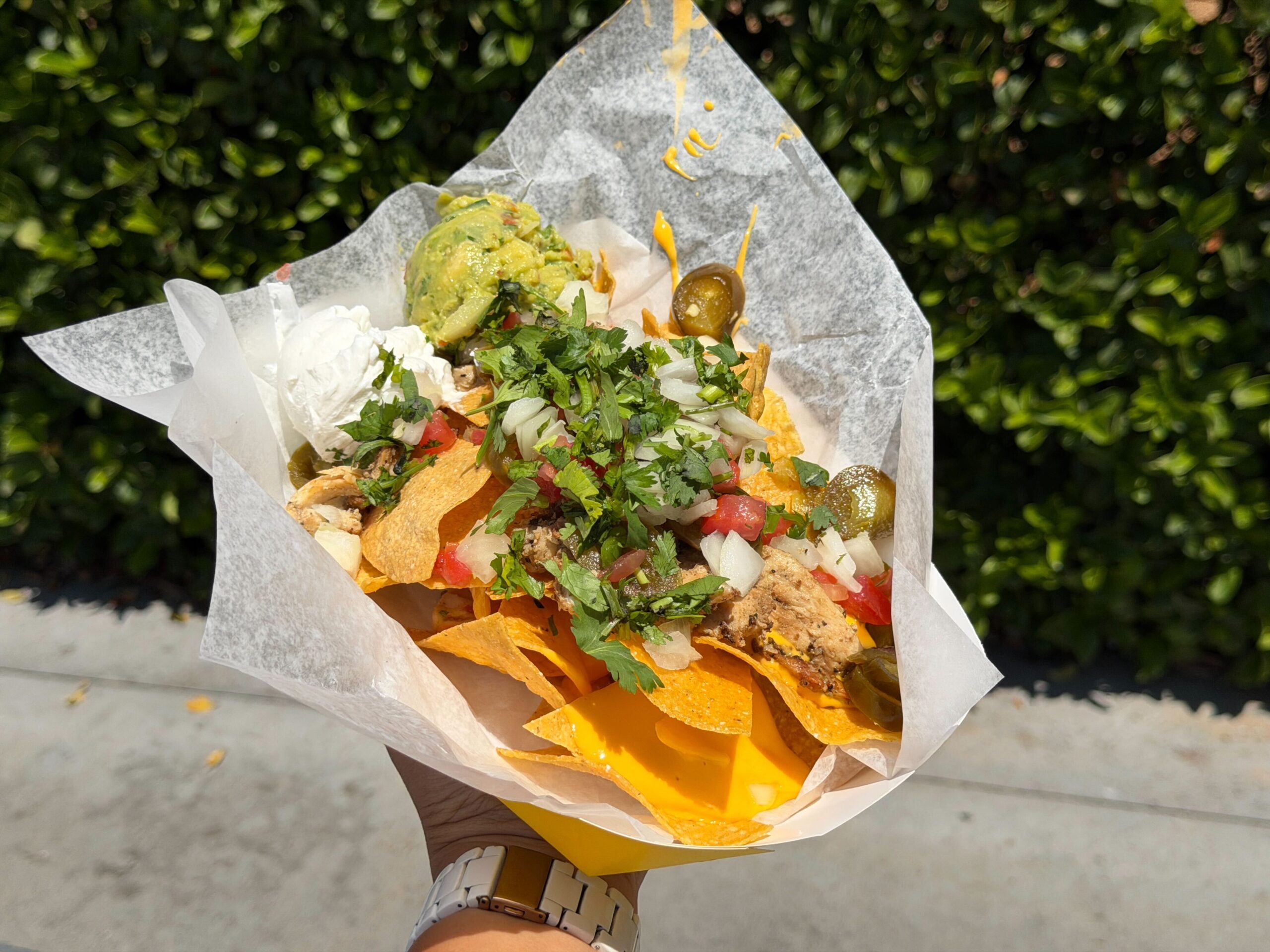 Supreme Chicken Nachos at Bumblebee Man's Taco Truck at Universal Studios Florida