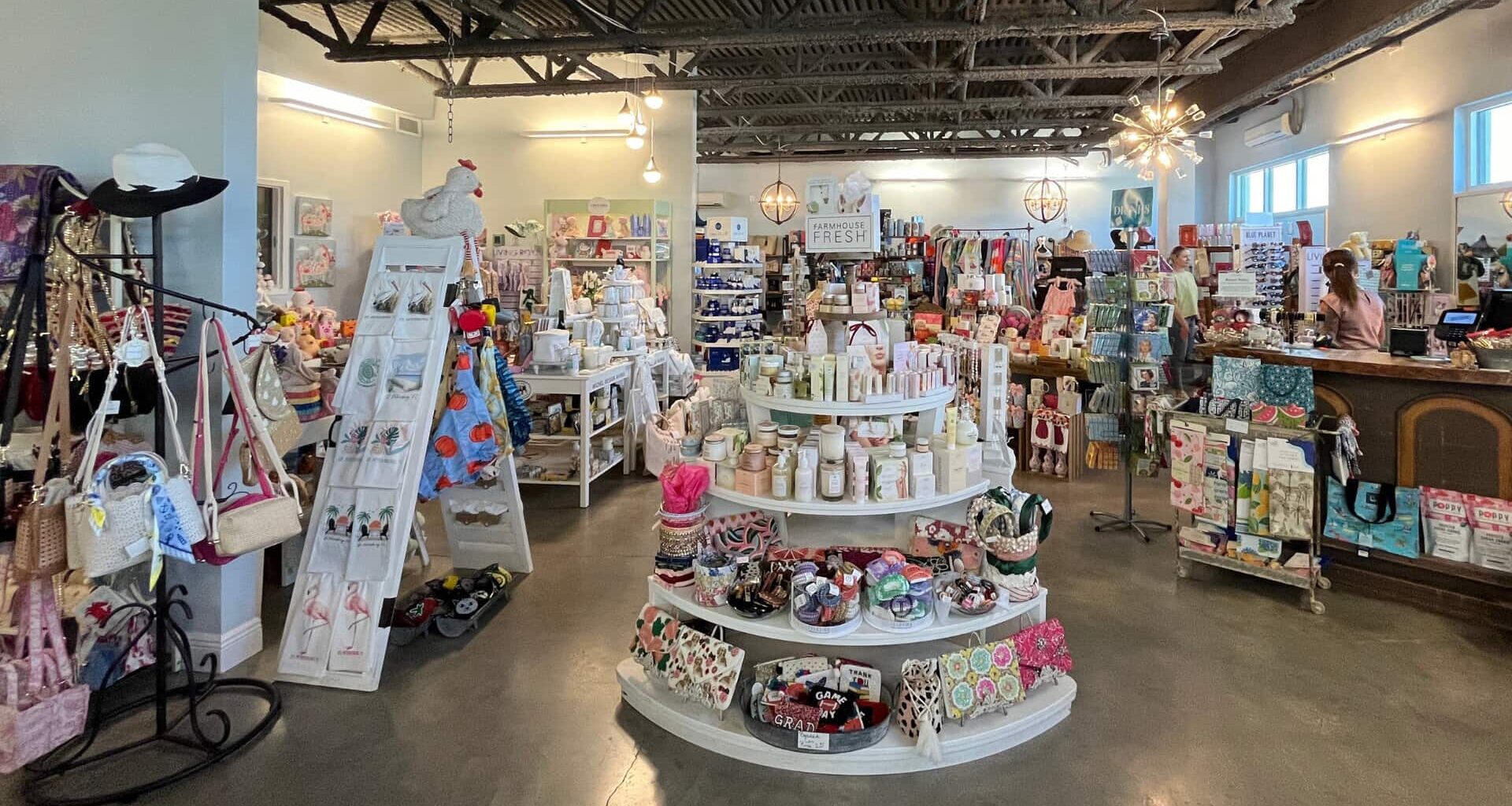The interior of a boutique