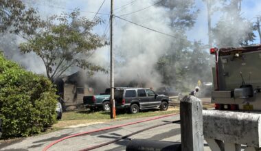 Fire crews working to put out two homes on fire in Havana