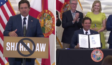 DeSantis signs terrorism bill at press conference in Tampa