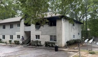 Ten displaced after fire at Tallahassee apartment complex