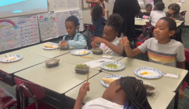 Students at Bond Elementary learn to grow their own food using micro-greens