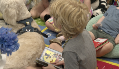 Young children build reading skills during 13th Annual Independent Bookstore Day