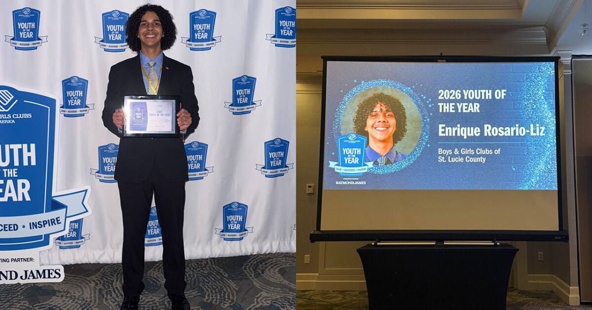 St. Lucie County teen is named the 2026 Florida Youth of the Year