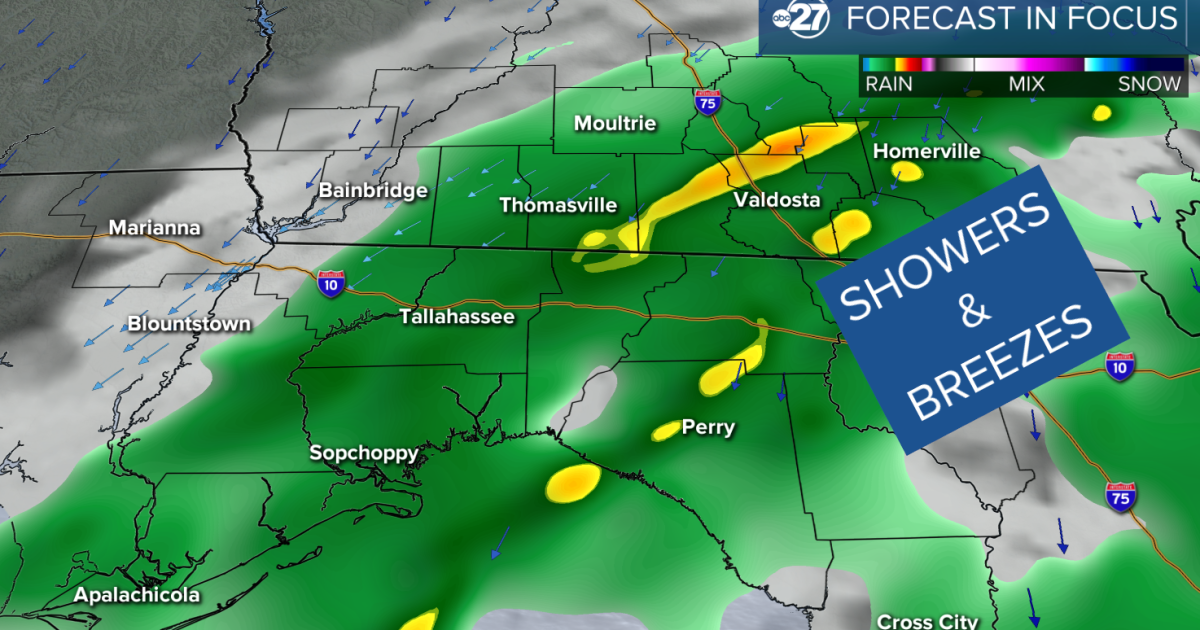 First to Know forecast: Moisture flow and breezes