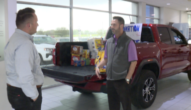 Miami County car dealership collects supplies for Hillsdale tornado victims