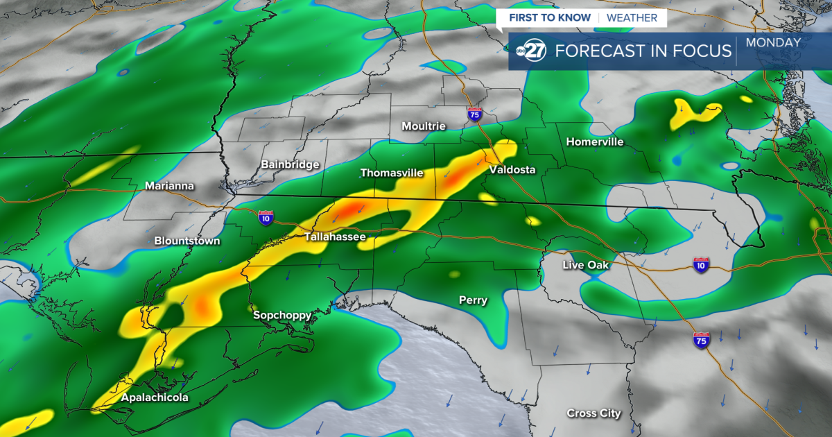 First To Know Weather - Showers Become Rain Through Today (4-6-2026)