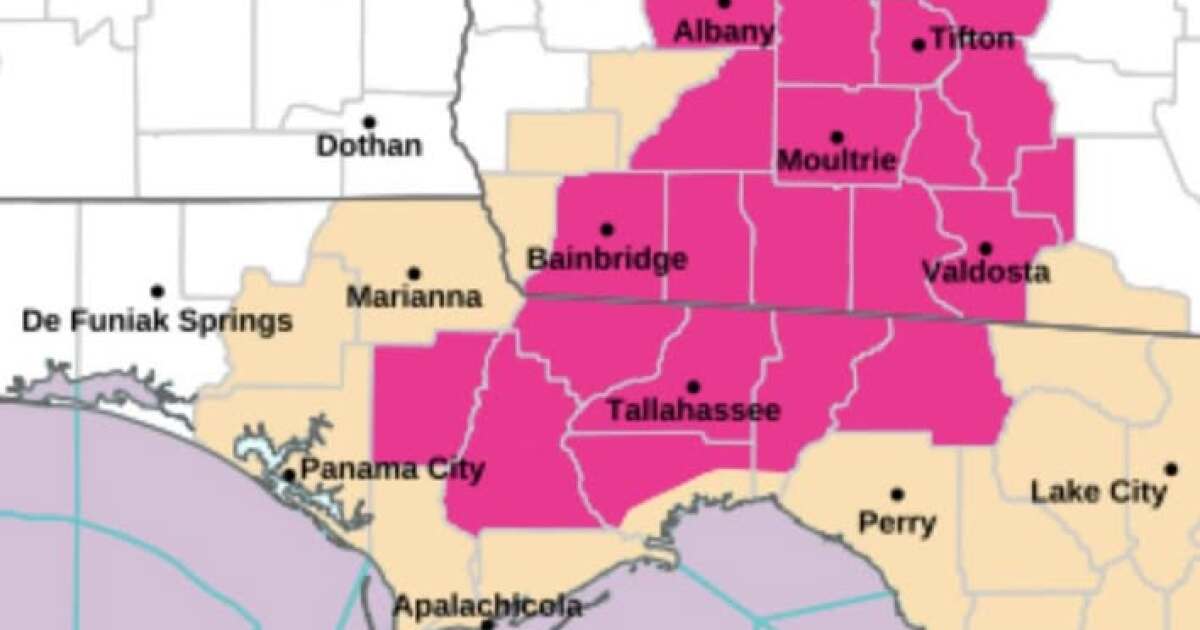 NWS Tallahassee issues Red Flag Warning for several local counties Saturday
