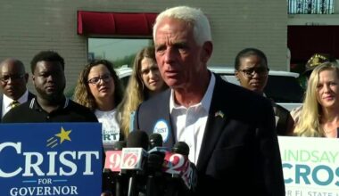 Former Florida Gov. Charlie Crist files to run for mayor of St. Petersburg