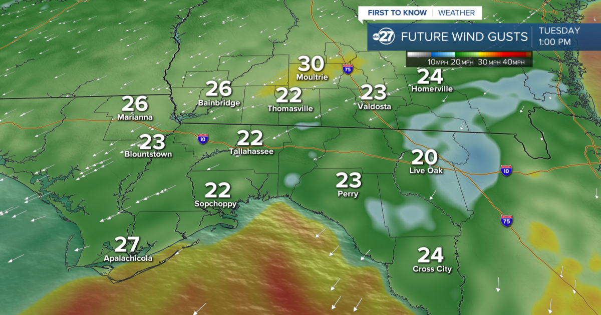 First To Know Weather - Strong Winds Through Thursday