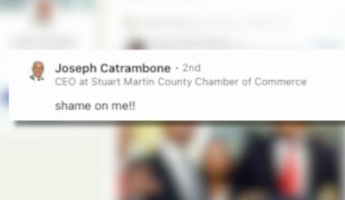 Stuart-Martin Chamber CEO apologizes for controversial social media comment