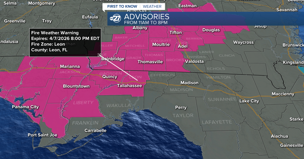 Fire Weather Warning issued Tuesday