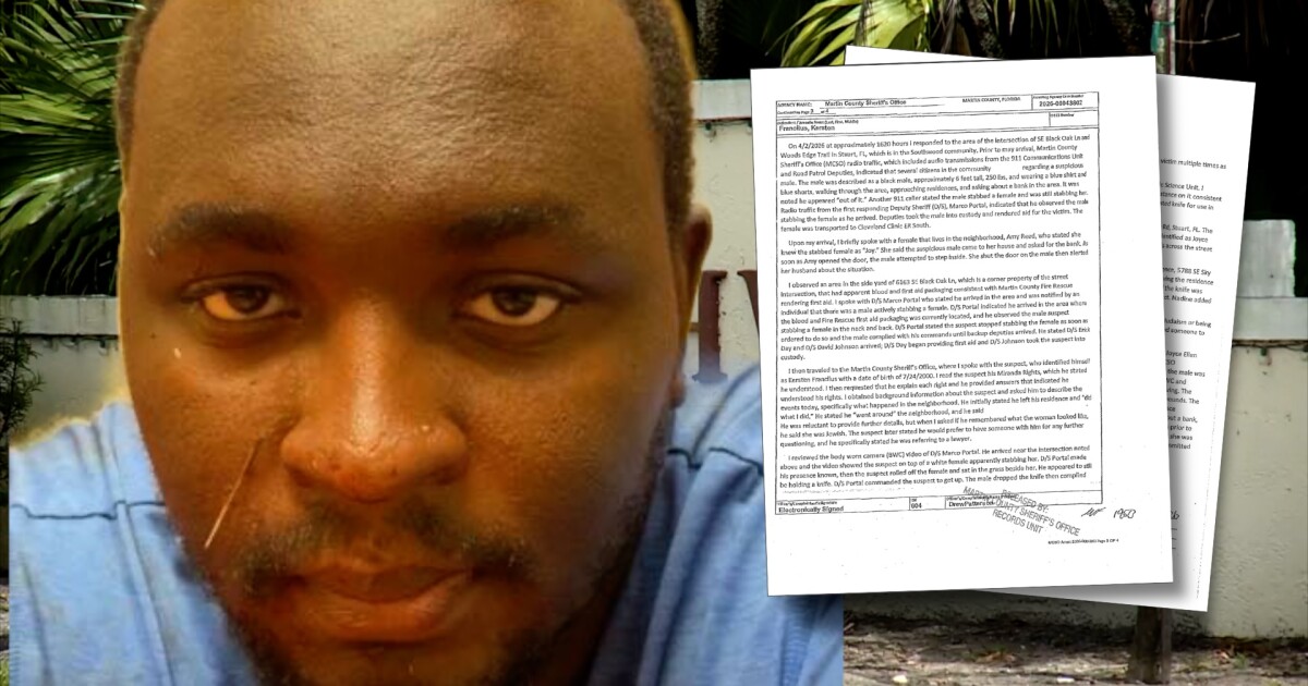 Suspect fatally stabbed woman more than 50 times, sheriff says