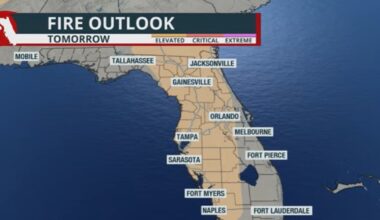 Wildfire risk stretches to coastal and inland parts of Tampa Bay